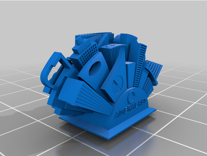 ameralabs town chamfered edges file spiritofmadmesh 3d print model - Mito3D