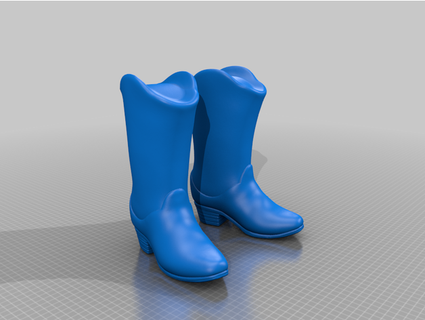 Bridget Watson fantezi bot ayakkabı kinmajor2021 3d print model - Mito3D