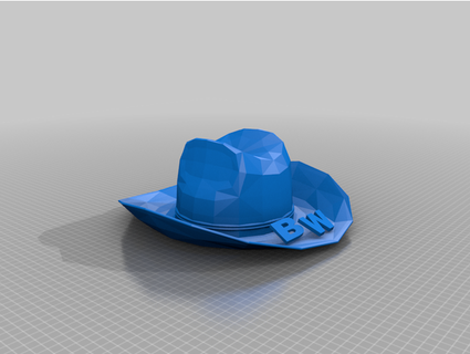 Bridget Watson chique vaqueiro chapéu kinmajor2021 3d print model - Mito3D