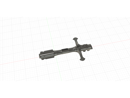 mittelalterlich Graflex Lichtschwert reprops 3d print model - Mito3D