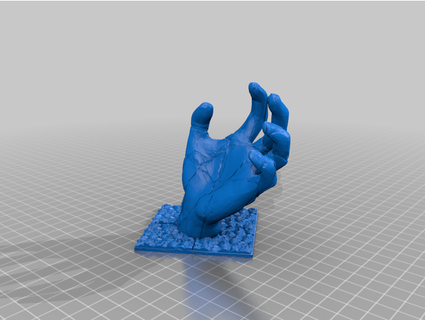 reino morte mãos bainbridged 3d print model - Mito3D
