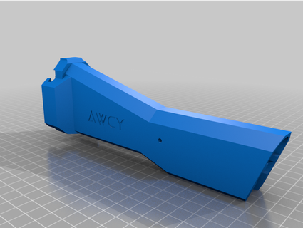 cz akrep non folding destek domuz pastırması burger 3d print model - Mito3D