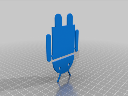 android logo umer801 3d print model - Mito3D