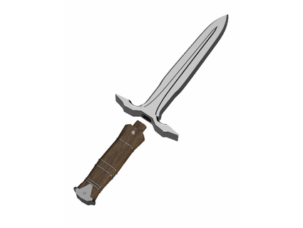 skyrim iron dagger brokenmattbox 3d print model - Mito3D