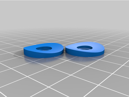 blue yeti screw separators improved oem li77leman3601 3d print model - Mito3D