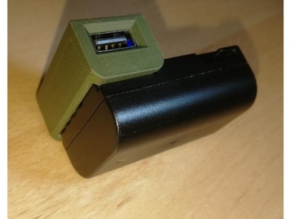 d li90 USB Taşınabilir şarj aleti quot remiks ağ yükü 3d print model - Mito3D