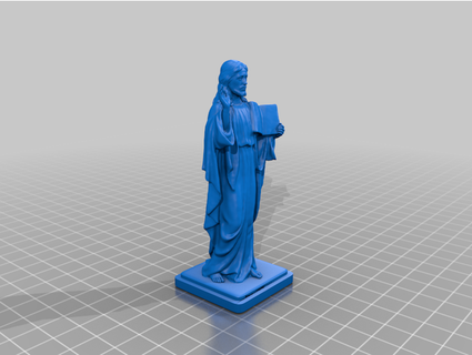 Jésus statue appleml 3d print model - Mito3D
