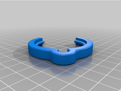 negozio vac tubo flessibile estensione cavo clip dloud81 3d print model - Mito3D