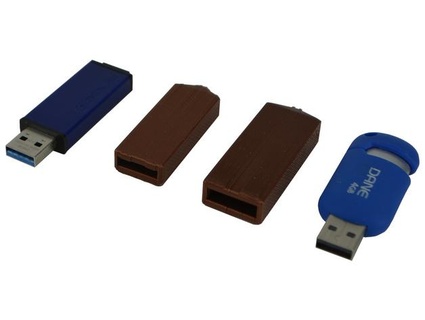 thumb drive style Notfall Kasse Halter Unterstützung 1 2 Rechnungen Bank 3d print model - Mito3D