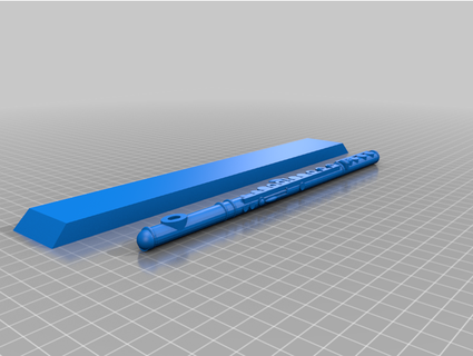 flute catr0n 3d print model - Mito3D