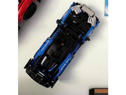 Lego McLaren senna pared montar mantente humildeconcéntrate 3d print model - Mito3D