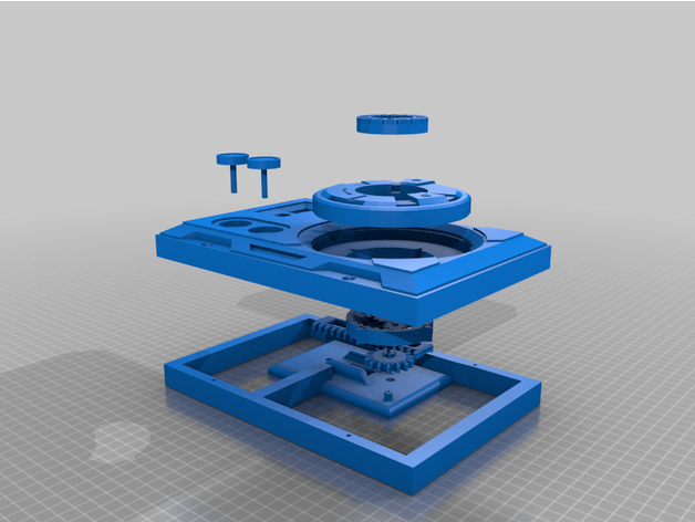 estrella guerras droide acceso ligero cambiar interruptor cubierta carcasa funda malifor 3D print model - Mito3D