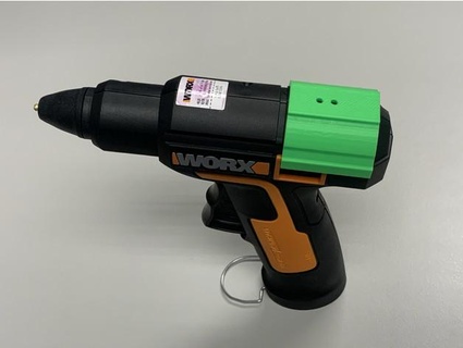 power cover worx wx890 hot glue gun kykwong 3d print model - Mito3D