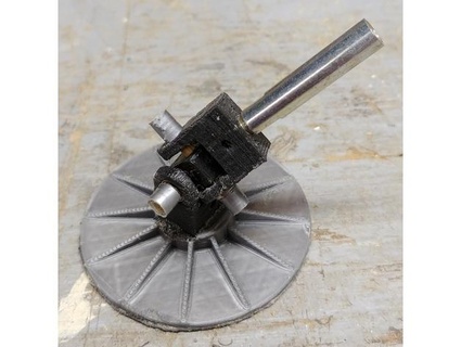 sanding disk drill using old orbital sander pads ldparenteau 3d print model - Mito3D