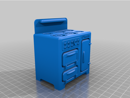 miniatura Clásico estufa dedoper 3d print model - Mito3D