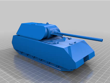 Panzer viii Maus Chemsinvil 3d print model - Mito3D