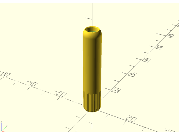 audi vw door lock pin variable hole diameter hugofant 3D print model - Mito3D