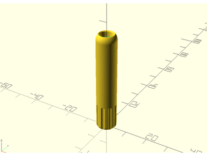 audi vw door lock pin variable hole diameter hugofant 3d print model - Mito3D