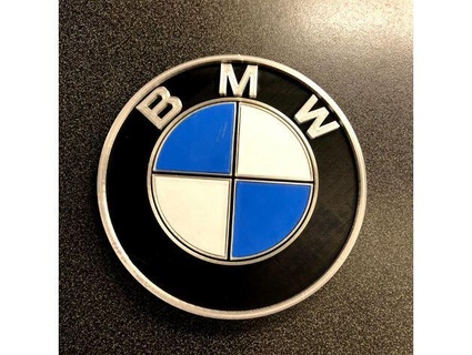 BMW logotipo mdozer 3d print model - Mito3D
