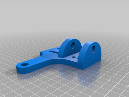 ocean kayak rudder mount mikethegrey 3d print model - Mito3D