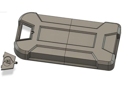 electric skate battery shell janibol 3d print model - Mito3D