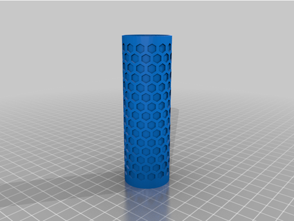 airsoft honeycomb silencer universal federico8 3d print model - Mito3D