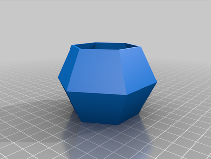 hexagon succulent planter without hole dharam 3d print model - Mito3D