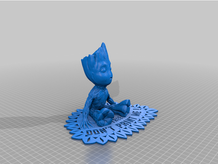 bambino Groot Stampa viralata 3d print model - Mito3D