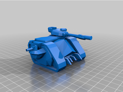 xylvanian heavy tank - battalion wars brettp4226 3d print model - Mito3D