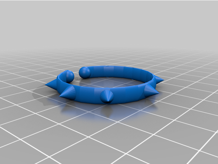 spike nipple ring stephanieskater 3d print model - Mito3D