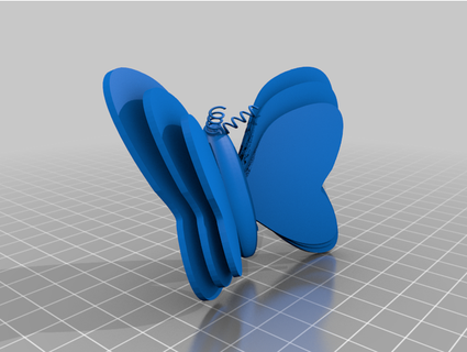 butterfly kerivkennedy 3d print model - Mito3D
