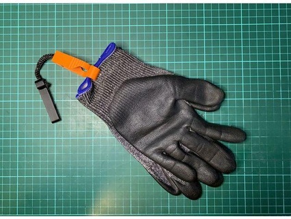 guantes acortar cinturón gancho piedra sabia 3d print model - Mito3D