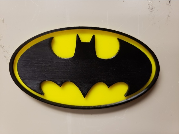 Batman logo lp5095 3D print model - Mito3D