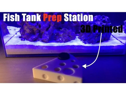 fish tank prep station looks like cheese 3dadventure 3d print model - Mito3D