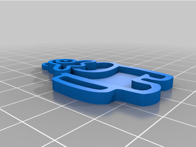 among us keychain - brain slug ii j3po 3D print model - Mito3D