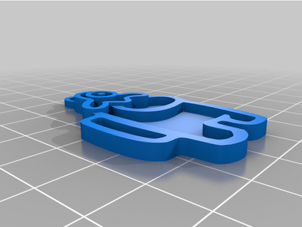 among us keychain - brain slug ii j3po 3d print model - Mito3D