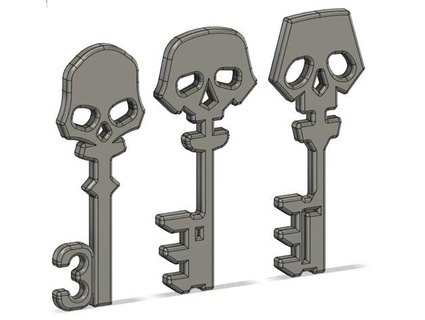 borderlands loot keys vault hunter 3d print model - Mito3D