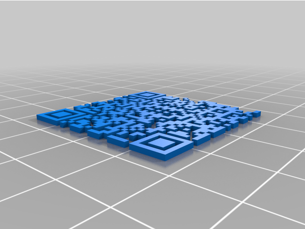 qr código palhaço louco 3D print model - Mito3D