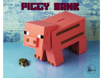 piggy bank area3d 3d print model - Mito3D