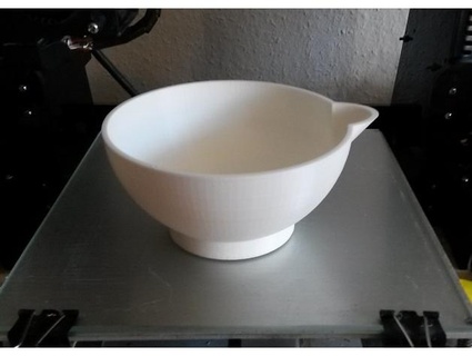 super simple mixing bowl parametric openscad racoonx 3d print model - Mito3D