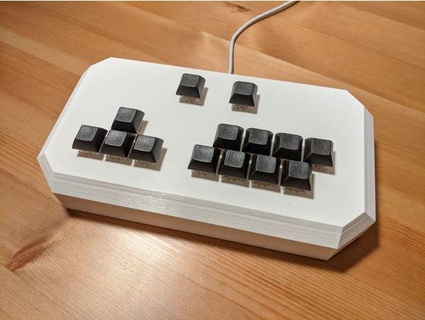 keyboard fightstick jfedor 3d print model - Mito3D