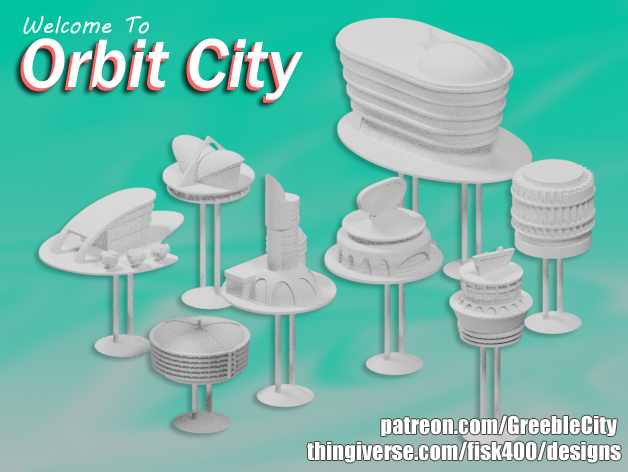 welcome orbit city fisk400 3D print model - Mito3D