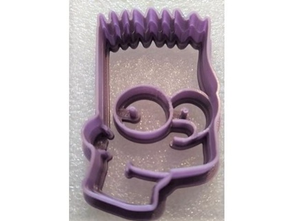bart simpson cookie cutter seagull08 3d print model - Mito3D