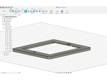 elma ipad mini dizi 2 3 duvar binmek ev otomasyon pürüzsüz ön flight777 3d print model - Mito3D