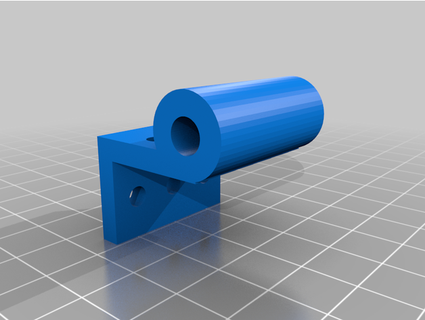 simples caixa dobradiça linha reta dobrar openscad estolou 3d print model - Mito3D