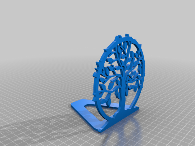 céltico árvore livro suporte suporte livro mckwad 3D print model - Mito3D
