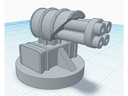 gaslands sentry gun balladblack 3d print model - Mito3D