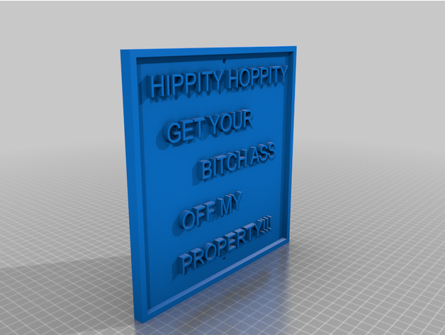 hipocrisia saltitante placa awakesqaush5 3D print model - Mito3D