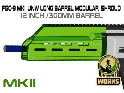 fgc9-mkii unw modular shroud set untangle 3d print model - Mito3D