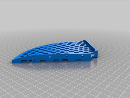 hexagon pattern corner shelf cidbaxter 3d print model - Mito3D